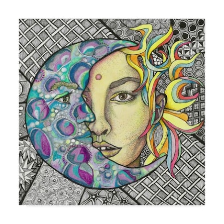 Amy Frank 'Mother Sun' Canvas Art,18x18